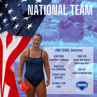 MERGE4 Brand Ambassador Lands Spot on USA Down Syndrome Swimming's National Team
