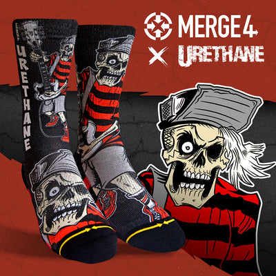 MERGE4 X Urethane Socks: Where Style, Punk Rock, and Exceptional Comfort Collide