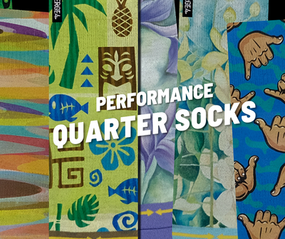 Performance Socks With Style - MERGE4 Quarter Socks