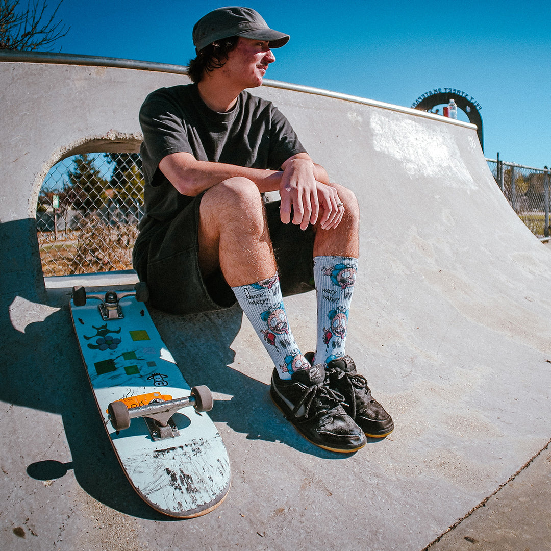 Steve Caballero Wakey Wakey | Skate Socks | MERGE4