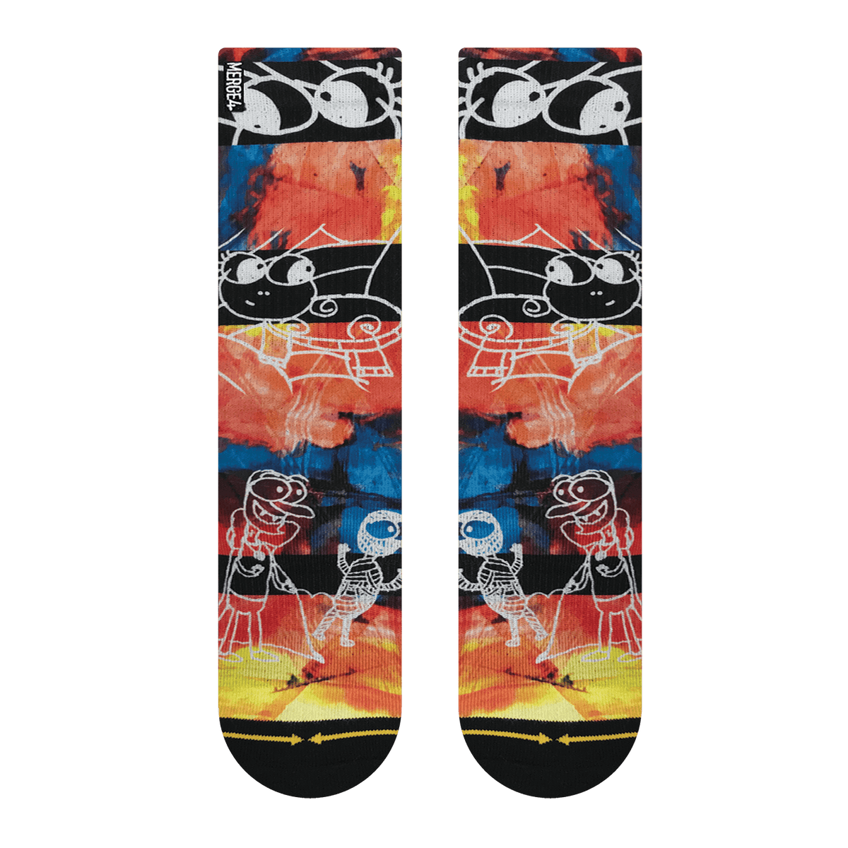 Lucile Packard Eyeballs Crew Sock