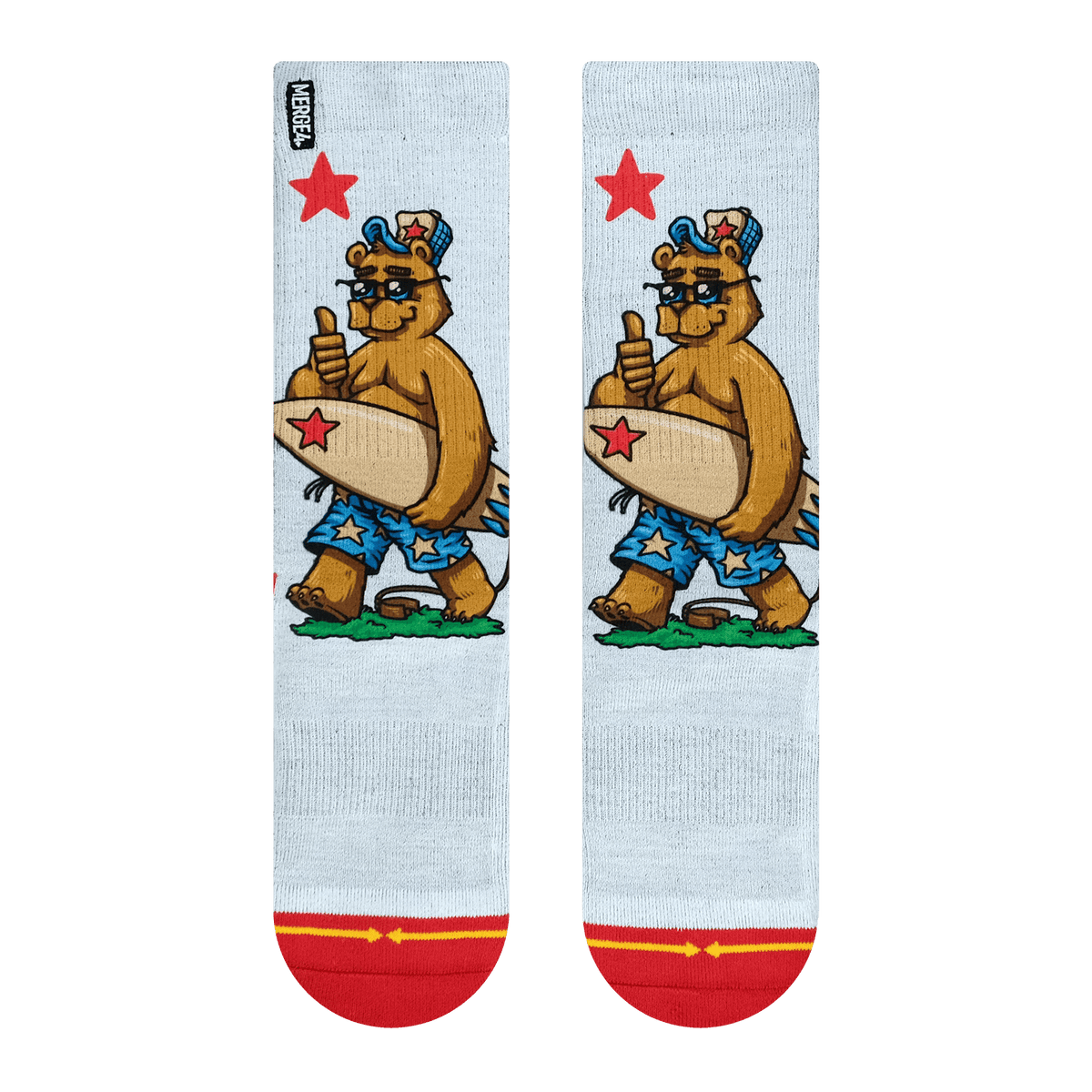 Cali Bear Crew Sock