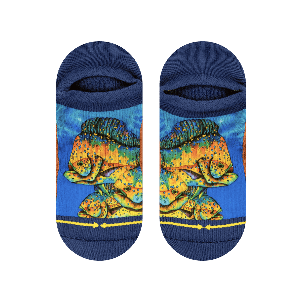 El Dorado No Show Sock With Art By Daniel Jean-Baptiste