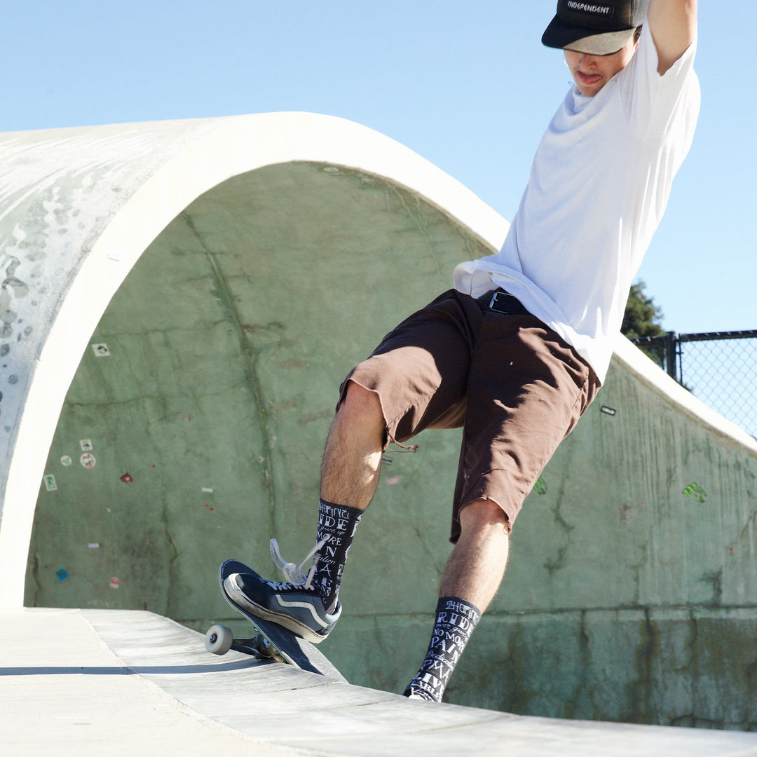 Rick Thorne Stay Rad | Unisex Crew Sock | MERGE4