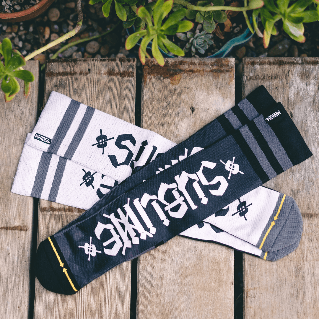 Sublime Chaz Tag White | Sublime Socks | MERGE4