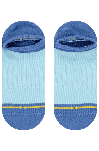 Merge4 Ocean Organic Cotton No Show Socks for Men and Women