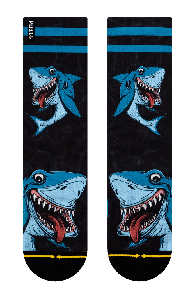 Steve Caballero/Hanna Minck Shark | Skate Socks | MERGE4