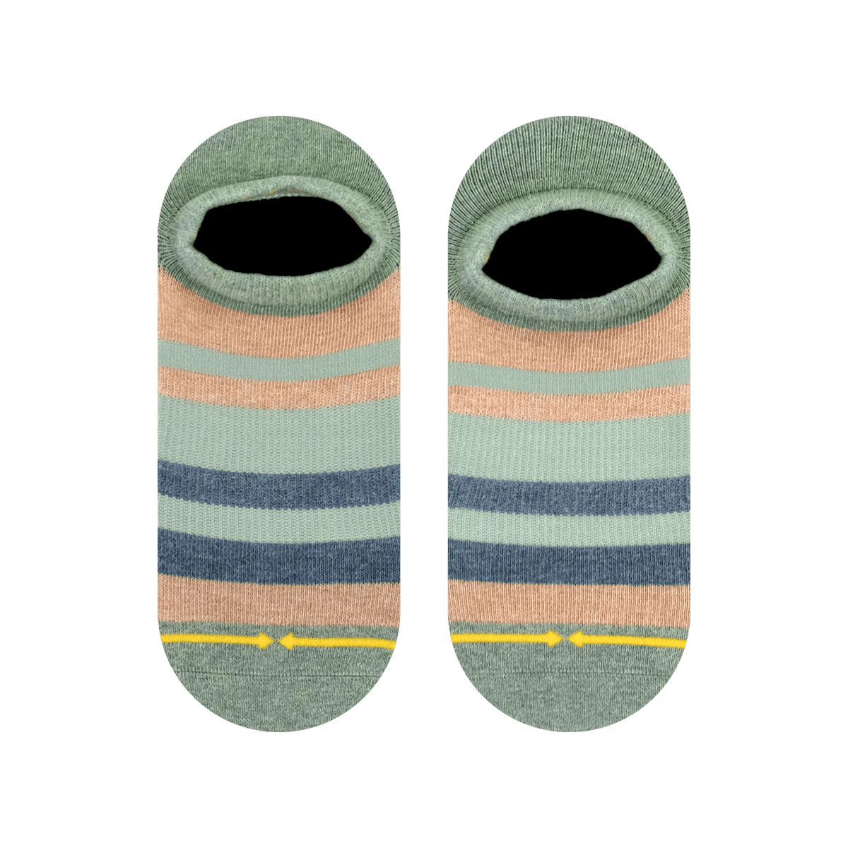 Morning Citrus Plant-Based Dye No Show Socks