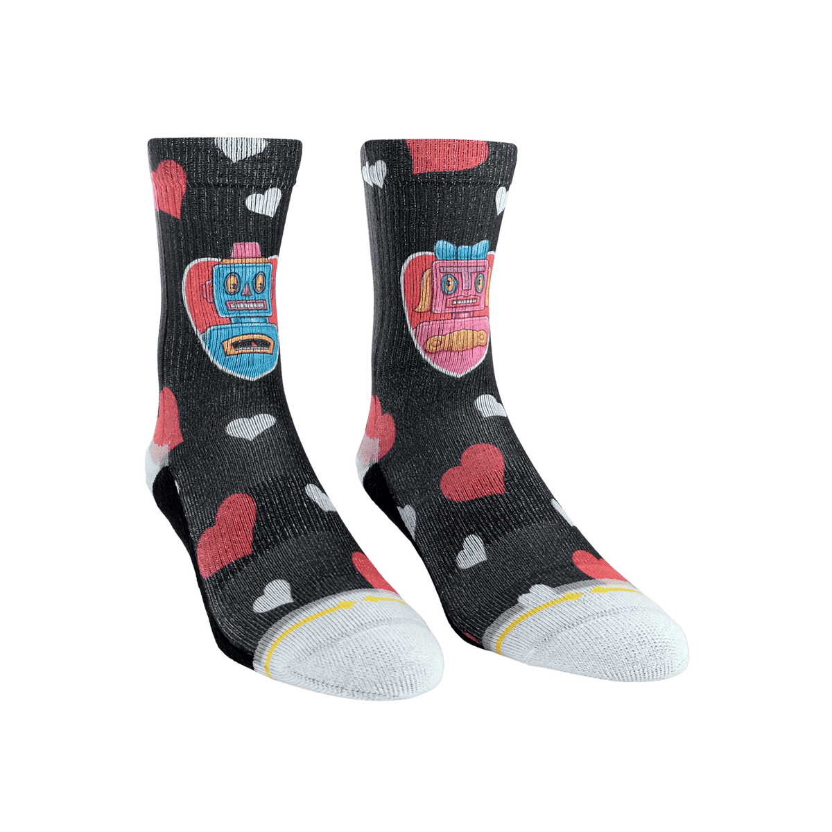 Dirk Hays Computer Love Youth Crew Socks | Cool Socks for Kids | MERGE4