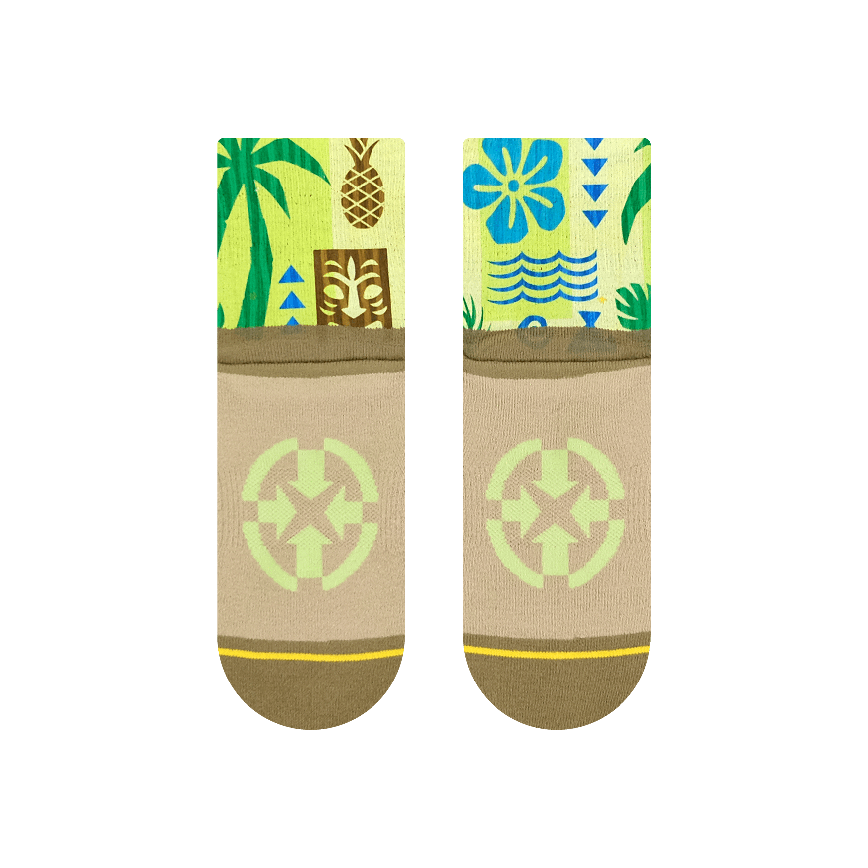 MERGE4 Aloha Kakahiaka | Unisex Quarter Crew Socks | MERGE4