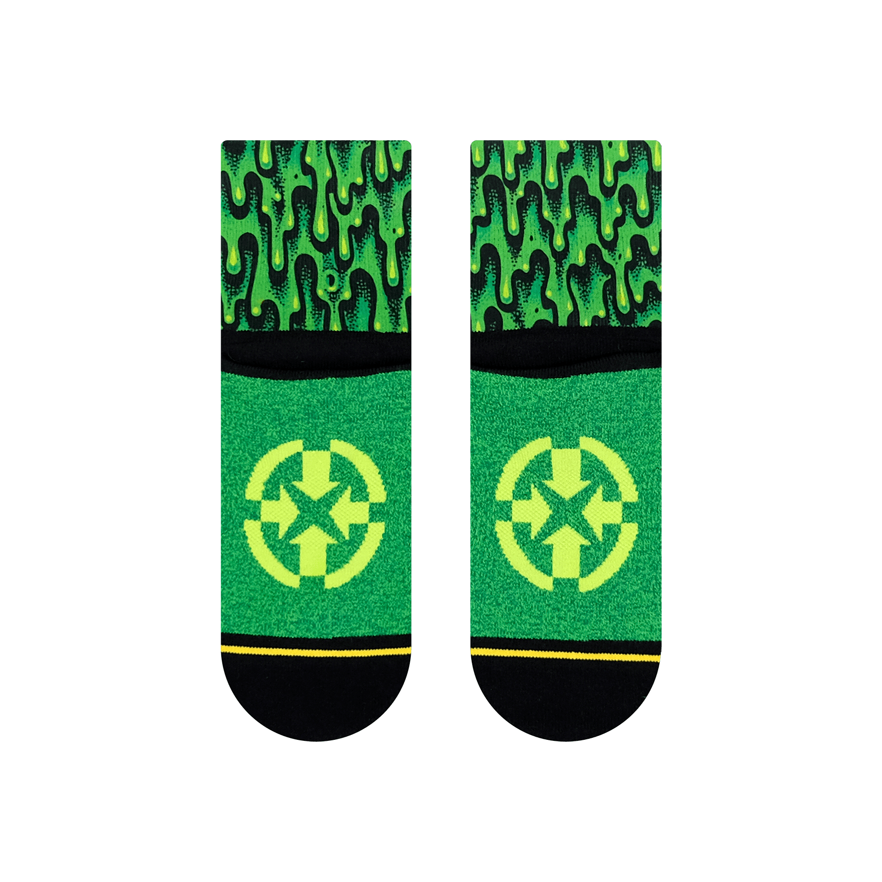 MERGE4 Eyes Large Crew Socks With Art By Kaia Myall, Multicolor, Medium