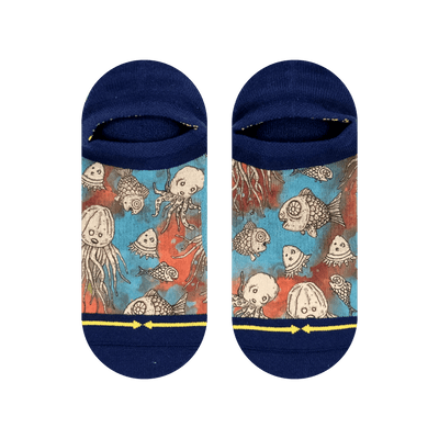 No Show, Strawberry Squid Socks, Unisex – Caia Koopman