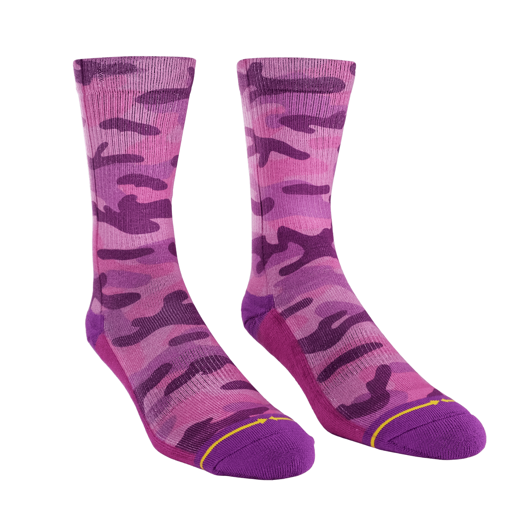 Pink Camo | Unisex Crew Socks | MERGE4