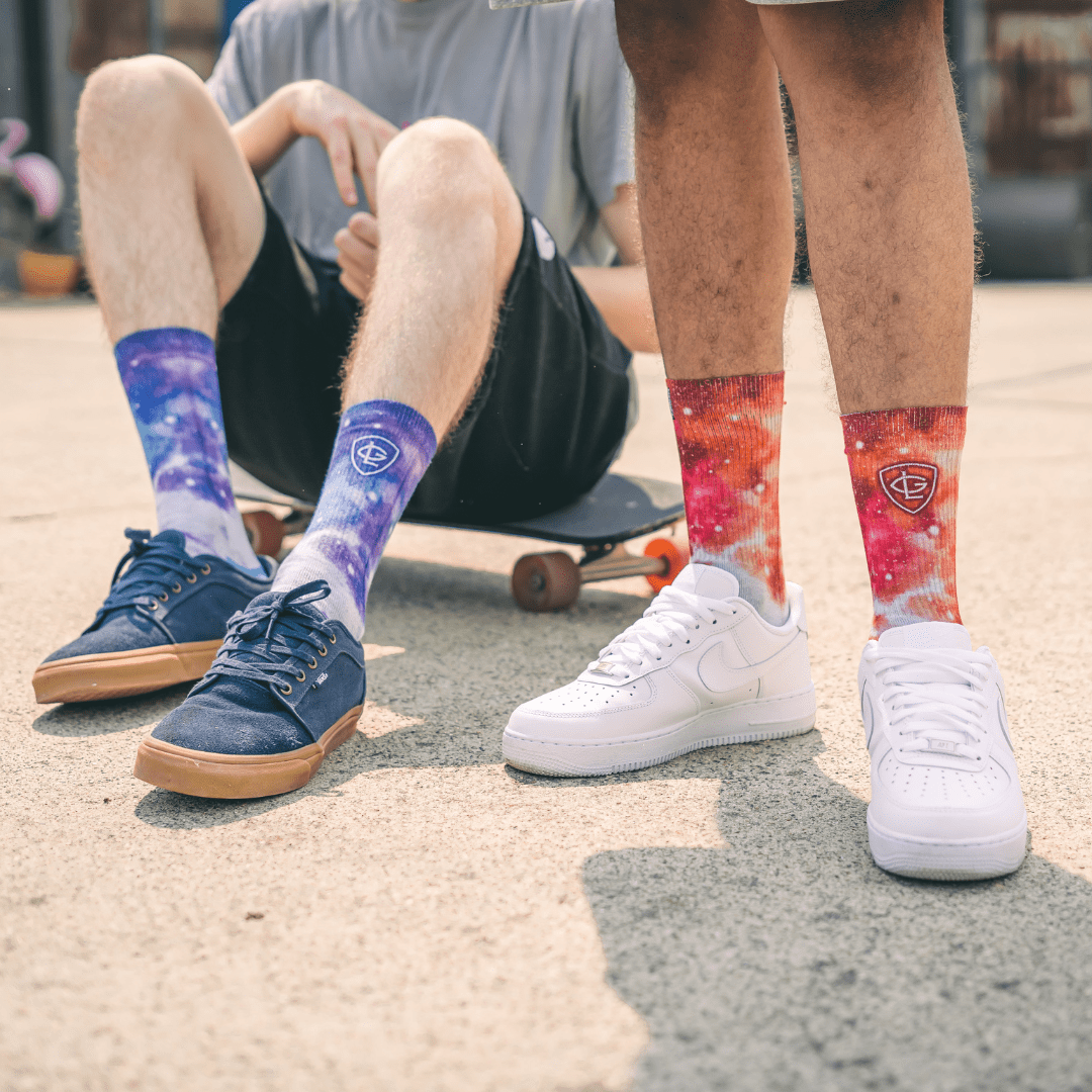 Greg Lutzka Sapphire Sky | Unisex Crew Socks | MERGE4