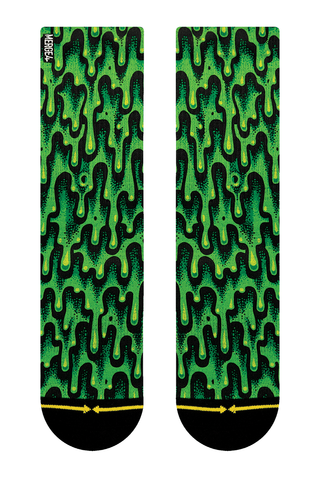 Green Slime Crew Socks with Art by Jimbo Phillips – MERGE4