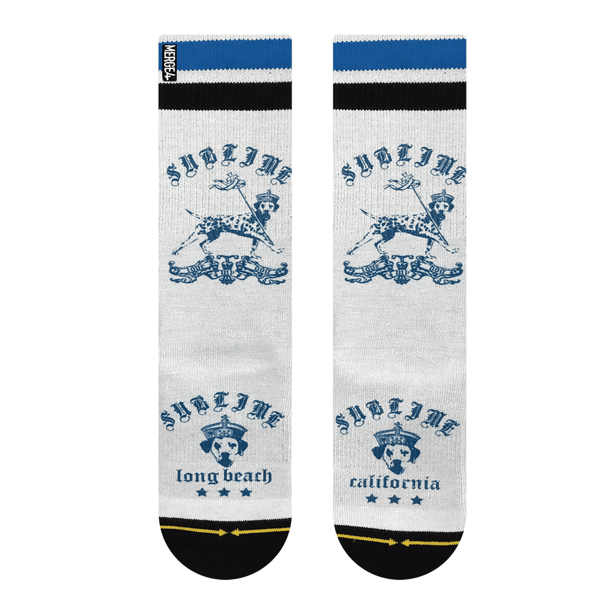 Sublime Lou Dog Crew Socks